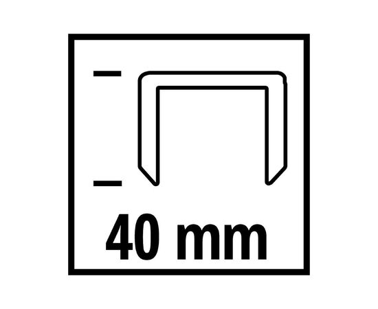 Скобы для строительного степлера Einhell 5.7х40мм, 3000шт. (4137861), изображение 3
