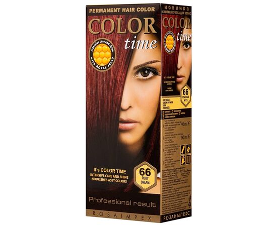 Краска для волос Color Time 66 - Рубиновая мечта (3800010502573)