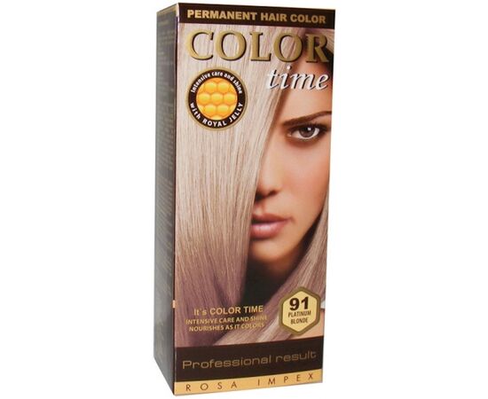 Краска для волос Color Time 91 - Платиново-русый (3800010502610)