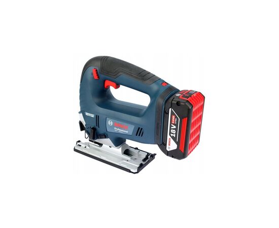 Электролобзик Bosch GST 185-LI, 18В, 4Ач, 0-3500 об/мин, ход 26мм, кейс (0.601.5B3.023), изображение 4 Электролобзик Bosch GST 185-LI, 18В, 4Ач, 0-3500 об/мин, ход 26мм, кейс (0.601.5B3.023), изображение 4