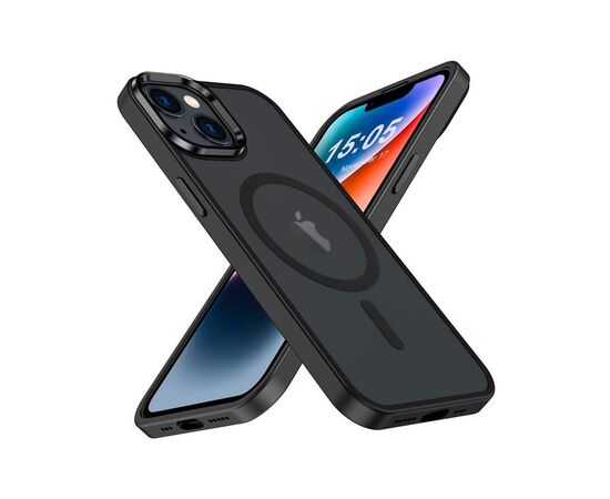 Чехол для мобильного телефона 2E Basic Apple iPhone 15 Soft Touch MagSafe Cover Black (2E-IPH-15-OCLS-BK)