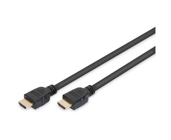 Кабель мультимедийный HDMI to HDMI 2.0m Digitus (AK-330124-020-S), изображение 2 Кабель мультимедийный HDMI to HDMI 2.0m Digitus (AK-330124-020-S), изображение 2