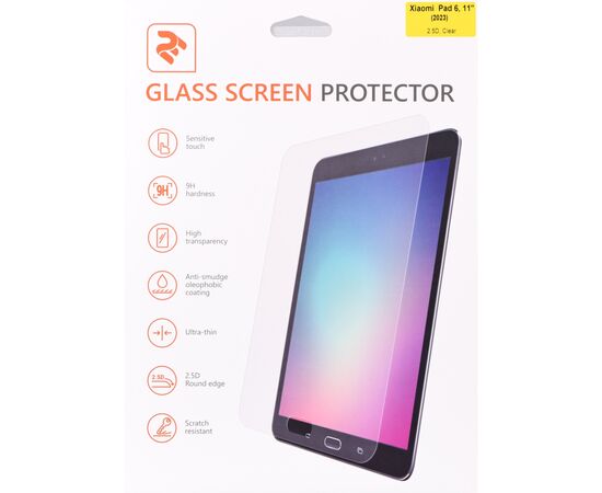 Скло захисне 2E Xiaomi Pad 6, 11"(2023), 2.5D, Clear (2E-MI-PAD6-LT2.5D-CL)