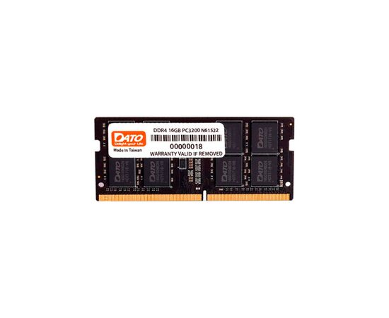 Модуль пам'яті для ноутбука SoDIMM DDR4 16GB 3200 MHz Dato (DT16G4DSDND32)