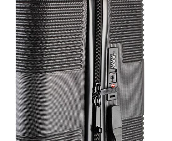 Валіза Swissbrand Cairo M Black (SWB_LHCAI001M), зображення 4 Валіза Swissbrand Cairo M Black (SWB_LHCAI001M), зображення 4