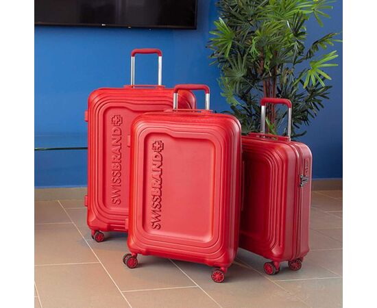 Чемодан Swissbrand London L Red (SWB_LHLON201L), изображение 7 Чемодан Swissbrand London L Red (SWB_LHLON201L), изображение 7