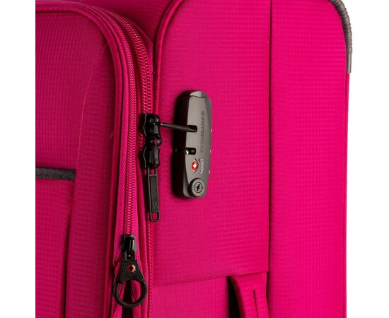 Валіза Swissbrand Silkeborg M Fuchsia/Light Grey (SWB_LLSIL941M), зображення 5 Валіза Swissbrand Silkeborg M Fuchsia/Light Grey (SWB_LLSIL941M), зображення 5