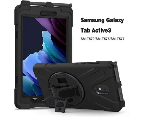 Чехол для планшета BeCover Heavy Duty Case Samsung Galaxy Tab Active 3 SM-T570/SM-T575/SM-T577 8" Black (710047), изображение 10 Чехол для планшета BeCover Heavy Duty Case Samsung Galaxy Tab Active 3 SM-T570/SM-T575/SM-T577 8" Black (710047), изображение 10