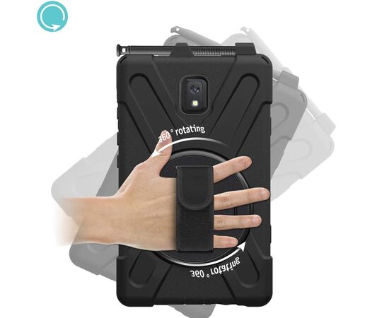 Чехол для планшета BeCover Heavy Duty Case Samsung Galaxy Tab Active 3 SM-T570/SM-T575/SM-T577 8" Black (710047), изображение 3 Чехол для планшета BeCover Heavy Duty Case Samsung Galaxy Tab Active 3 SM-T570/SM-T575/SM-T577 8" Black (710047), изображение 3