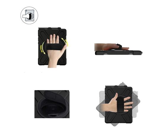 Чехол для планшета BeCover Heavy Duty Case Samsung Galaxy Tab Active 4 Pro SM-T636B 10.1" Black (710048), изображение 6 Чехол для планшета BeCover Heavy Duty Case Samsung Galaxy Tab Active 4 Pro SM-T636B 10.1" Black (710048), изображение 6