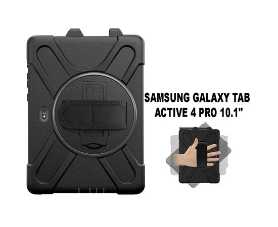 Чехол для планшета BeCover Heavy Duty Case Samsung Galaxy Tab Active 4 Pro SM-T636B 10.1" Black (710048), изображение 7 Чехол для планшета BeCover Heavy Duty Case Samsung Galaxy Tab Active 4 Pro SM-T636B 10.1" Black (710048), изображение 7
