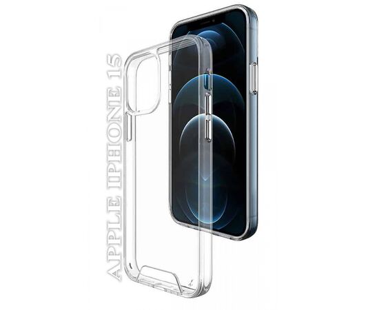 Чохол до мобільного телефона BeCover Space Case Apple iPhone 15 Transparancy (709936)