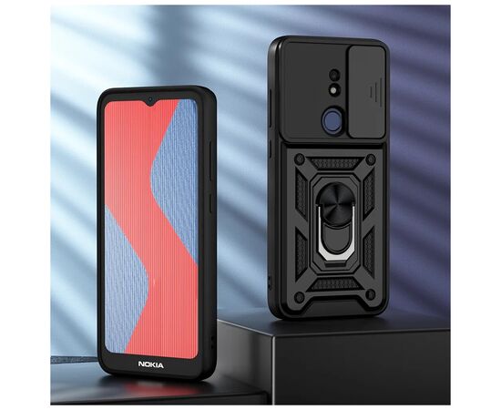 Чохол до мобільного телефона BeCover Military Nokia C21 Black (709994), зображення 3