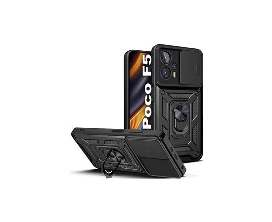Чохол до мобільного телефона BeCover Military Poco F5 Black (709996)