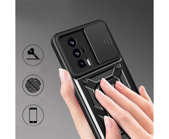 Чехол для мобильного телефона BeCover Military Poco F5 Pro Black (709997), изображение 4 Чехол для мобильного телефона BeCover Military Poco F5 Pro Black (709997), изображение 4