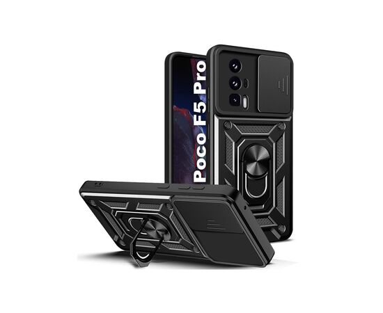 Чохол до мобільного телефона BeCover Military Poco F5 Pro Black (709997)