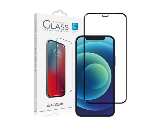 Скло захисне ACCLAB Full Glue ESD Apple Iphone 12/12 Pro (1283126532153)