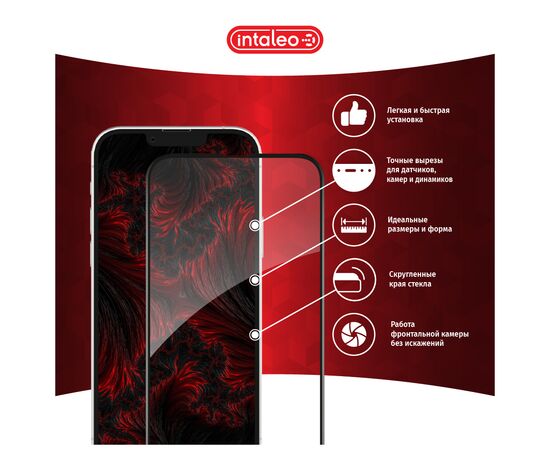 Скло захисне Intaleo Full Glue ESD Apple Iphone 13/13 Pro (1283126535598), зображення 2 Скло захисне Intaleo Full Glue ESD Apple Iphone 13/13 Pro (1283126535598), зображення 2