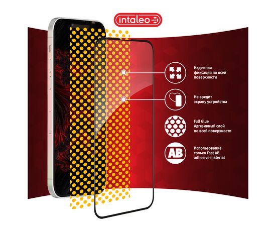 Скло захисне Intaleo Full Glue ESD Apple Iphone 13/13 Pro (1283126535598), зображення 6 Скло захисне Intaleo Full Glue ESD Apple Iphone 13/13 Pro (1283126535598), зображення 6
