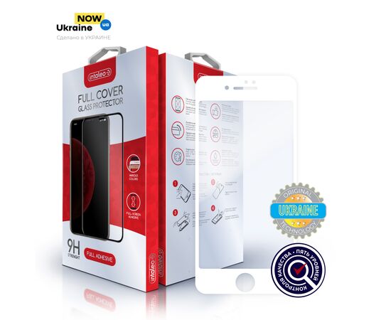 Стекло защитное Intaleo Full Glue Apple iPhone 7/8 white (1283126501760)