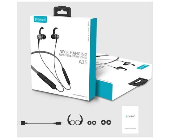 Наушники Celebrat A15 Black (1006648), изображение 6 Наушники Celebrat A15 Black (1006648), изображение 6