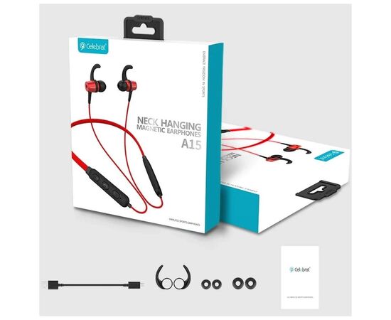 Наушники Celebrat A15 Red (1006649), изображение 6 Наушники Celebrat A15 Red (1006649), изображение 6