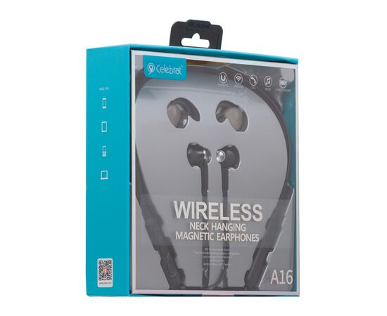 Наушники Celebrat A16 Black (1006646), изображение 4 Наушники Celebrat A16 Black (1006646), изображение 4