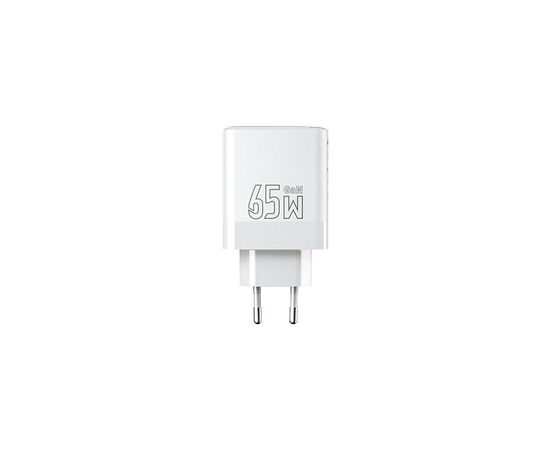 Зарядное устройство Proda AZEADA Seagulls AZ-19 GaN5 65W USB-A (QC4.0) USB-C (PD3.0) white (AZ-19-WH), изображение 2 Зарядное устройство Proda AZEADA Seagulls AZ-19 GaN5 65W USB-A (QC4.0) USB-C (PD3.0) white (AZ-19-WH), изображение 2