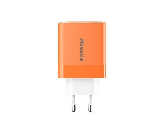 Зарядное устройство Proda AZEADA Seagulls AZ-19 GaN5 65W USB-A (QC4.0) USB-C (PD3.0) orange (AZ-19-OR), изображение 2 Зарядное устройство Proda AZEADA Seagulls AZ-19 GaN5 65W USB-A (QC4.0) USB-C (PD3.0) orange (AZ-19-OR), изображение 2