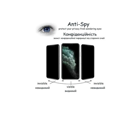 Скло захисне Drobak Matte Ceramics Anty Spy Samsung Galaxy A24 (676711), зображення 3
