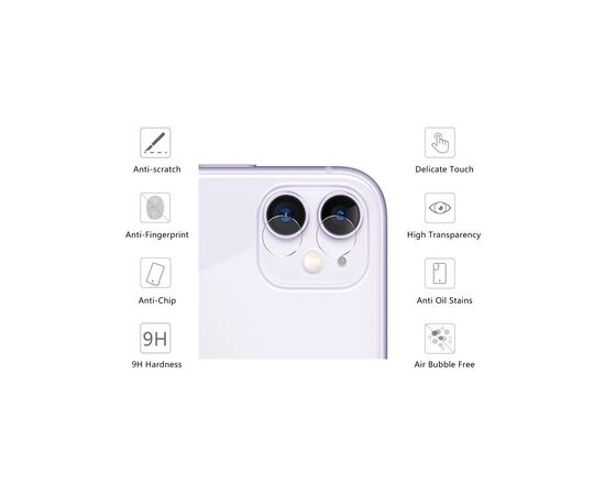 Стекло защитное Drobak Camera Apple iPhone 12 (242419), изображение 2 Стекло защитное Drobak Camera Apple iPhone 12 (242419), изображение 2