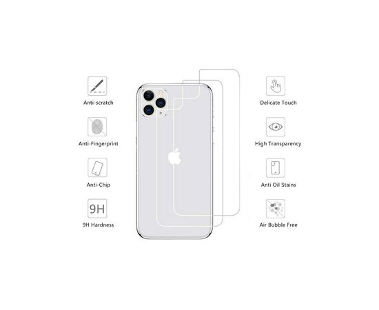 Стекло защитное Drobak Back Panel Apple iPhone 12 mini (232334), изображение 2 Стекло защитное Drobak Back Panel Apple iPhone 12 mini (232334), изображение 2