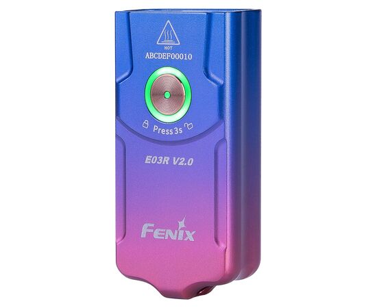 Фонарь Fenix E03R V2.0 Lilac (E03RV20PUR), изображение 2 Фонарь Fenix E03R V2.0 Lilac (E03RV20PUR), изображение 2