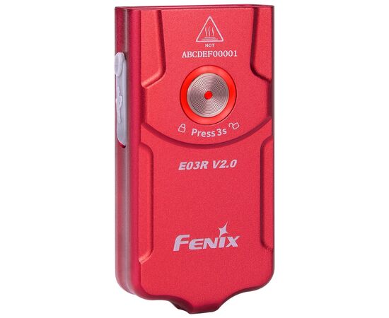 Фонарь Fenix E03R V2.0 Red (E03RV20RED), изображение 3 Фонарь Fenix E03R V2.0 Red (E03RV20RED), изображение 3