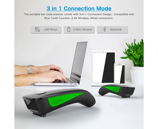 Сканер штрих-кода Netum C740 Bluetooth (C740), изображение 3 Сканер штрих-кода Netum C740 Bluetooth (C740), изображение 3