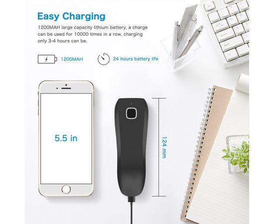 Сканер штрих-кода Netum C740 Bluetooth (C740), изображение 4 Сканер штрих-кода Netum C740 Bluetooth (C740), изображение 4