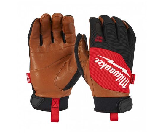 Защитные перчатки Milwaukee з шкіряними вставками, 10/XL (4932471914), изображение 2 Защитные перчатки Milwaukee з шкіряними вставками, 10/XL (4932471914), изображение 2