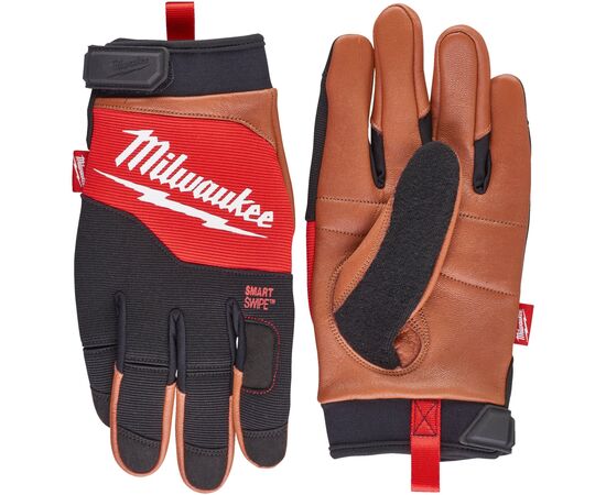 Защитные перчатки Milwaukee з шкіряними вставками, 10/XL (4932471914)