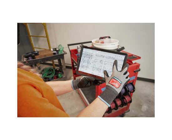 Защитные перчатки Milwaukee захисні Hi-Dex 2/B, 9/L, 12 пар (4932480508), изображение 3 Защитные перчатки Milwaukee захисні Hi-Dex 2/B, 9/L, 12 пар (4932480508), изображение 3