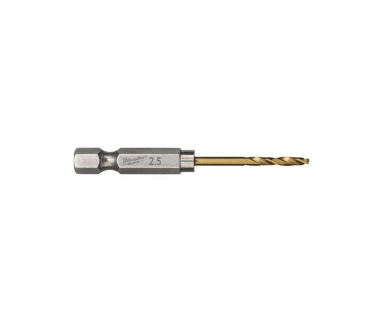 Свердло Milwaukee по металу RedHEX HSS-G TiN, 2,5 мм (10шт) (4932478175)