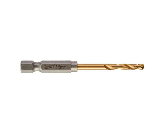 Свердло Milwaukee по металу RedHEX HSS-G TiN, 3,5 мм (10шт) (4932478177)