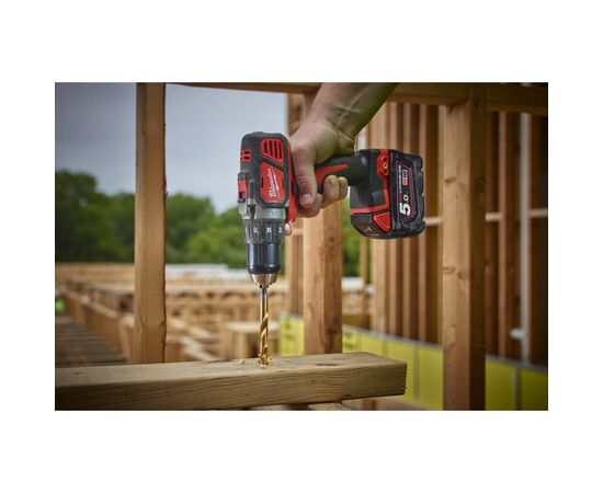 Сверло Milwaukee по металлу RedHEX HSS-G TiN, 4 мм (10шт) (4932478178), изображение 4 Сверло Milwaukee по металлу RedHEX HSS-G TiN, 4 мм (10шт) (4932478178), изображение 4