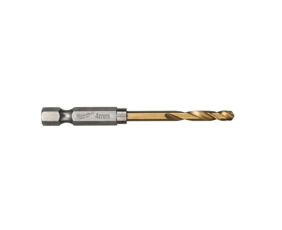 Свердло Milwaukee по металу RedHEX HSS-G TiN, 4 мм (10шт) (4932478178)