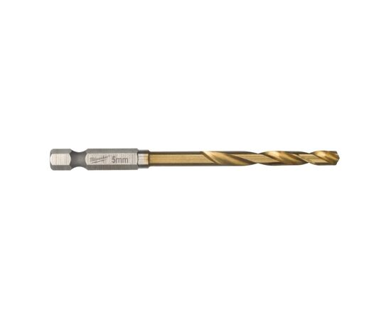 Сверло Milwaukee по металлу RedHEX HSS-G TiN, 5 мм (10шт) (4932478180)