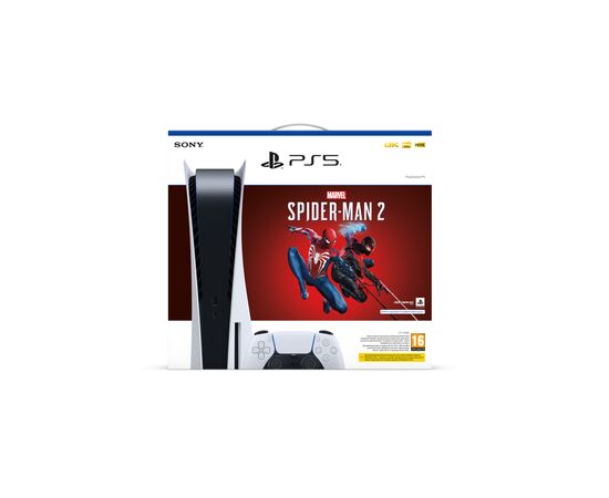 Ігрова консоль Sony PlayStation 5 Ultra HD Blu-ray 825GB+(Marvel's Spider-Man 2) (1000039695)