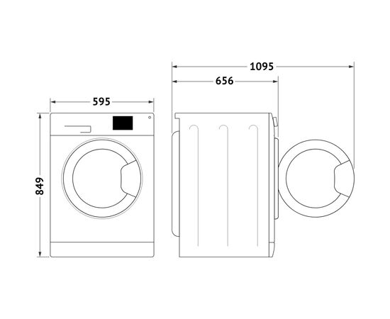 Сушильная машина Whirlpool AWZ8HPSPRO, изображение 5 Сушильная машина Whirlpool AWZ8HPSPRO, изображение 5