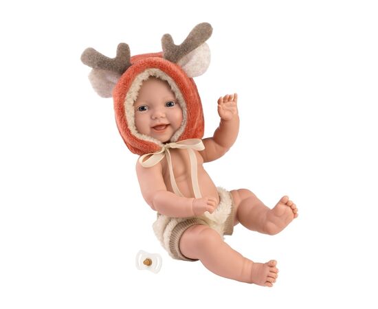 Кукла Llorens Mini Baby Boy Reindeer, 31 см (63202), изображение 2 Кукла Llorens Mini Baby Boy Reindeer, 31 см (63202), изображение 2