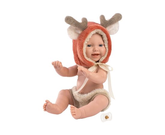 Кукла Llorens Mini Baby Boy Reindeer, 31 см (63202), изображение 3 Кукла Llorens Mini Baby Boy Reindeer, 31 см (63202), изображение 3
