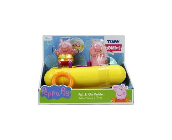 Игрушка для ванной Toomies Свинка Пеппа в лодке (E73107), изображение 2 Игрушка для ванной Toomies Свинка Пеппа в лодке (E73107), изображение 2