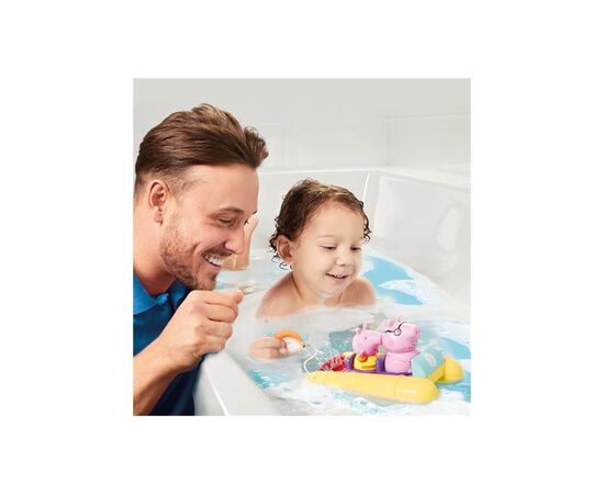Игрушка для ванной Toomies Свинка Пеппа в лодке (E73107), изображение 5 Игрушка для ванной Toomies Свинка Пеппа в лодке (E73107), изображение 5
